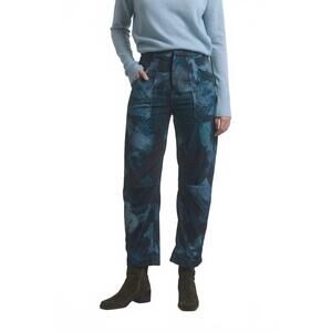 NEW M.PATMOS anable mid rise pant in navy watercolor